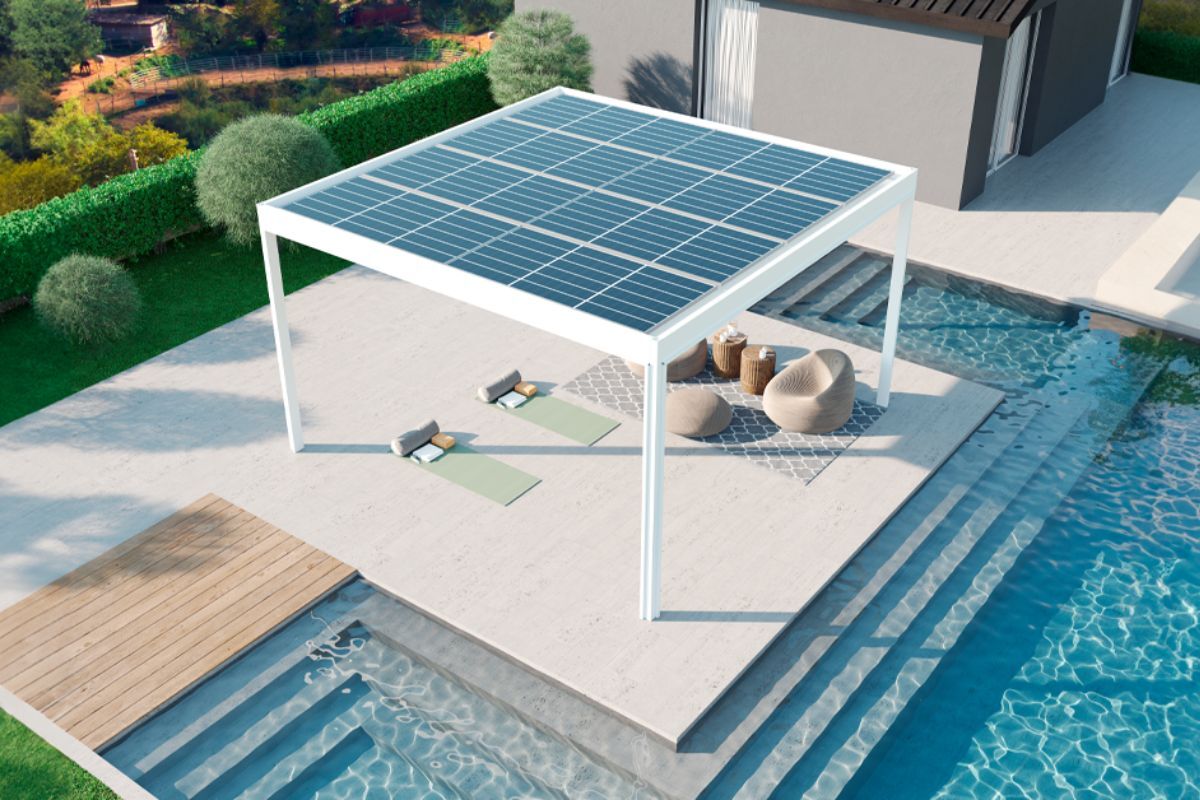 Pergolato fotovoltaico fisso 1