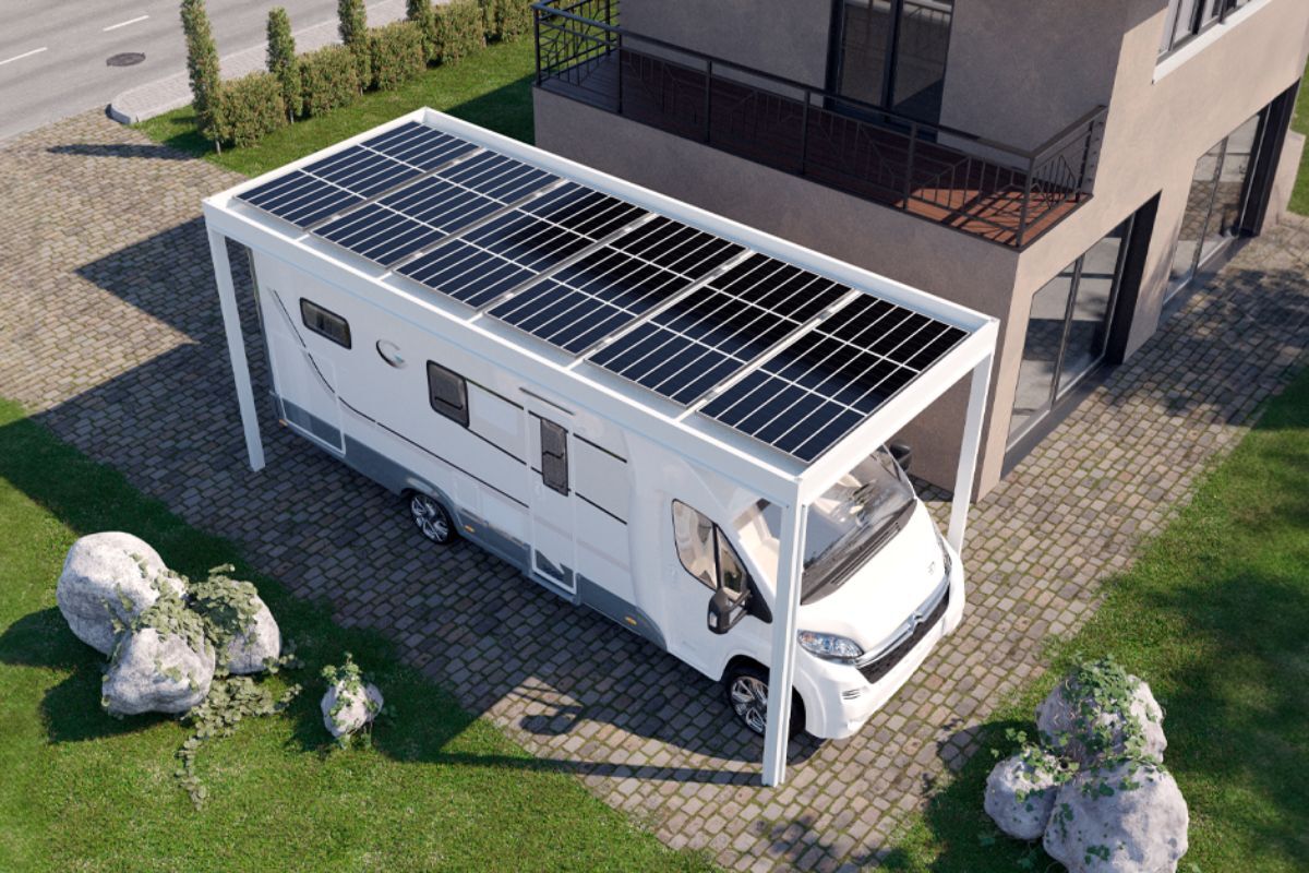 Pergolato fotovoltaico fisso 2