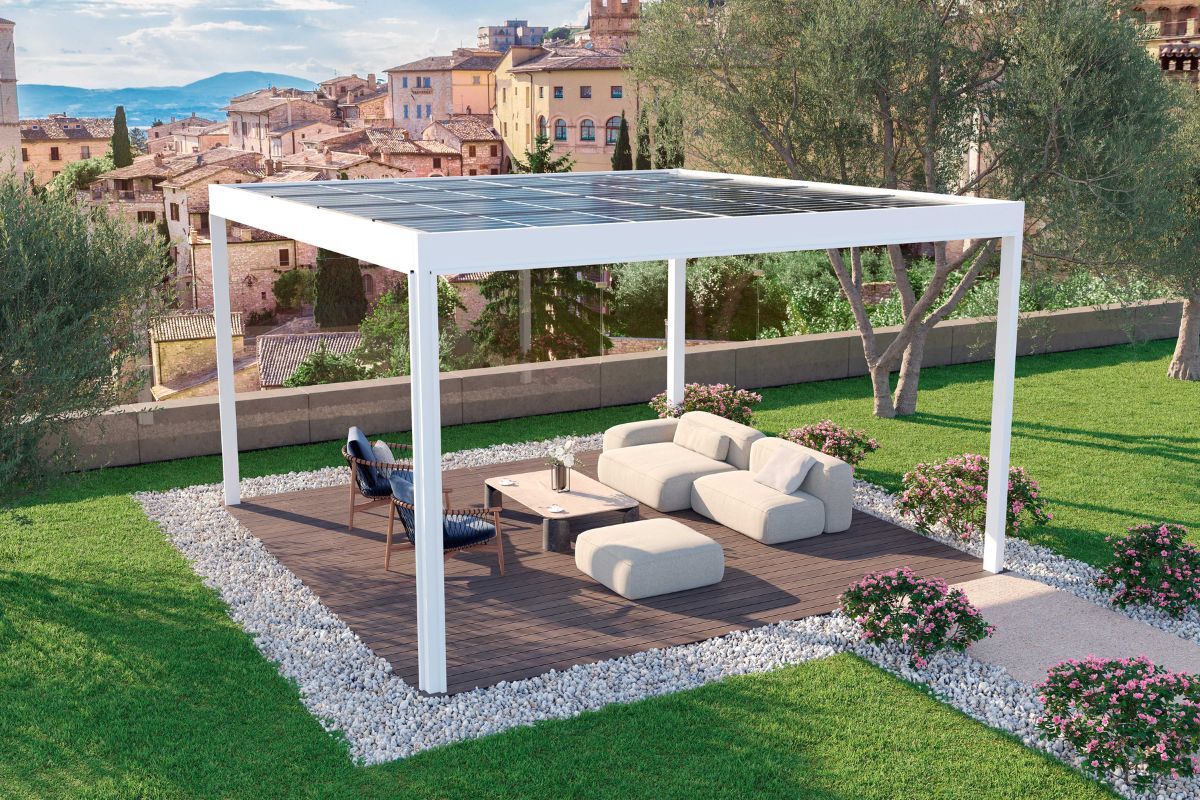 Pergolato fotovoltaico fisso 4